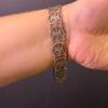 Mexican Coin Cutout Bracelet with 1889 Republica Mexicana Pesos - 5
