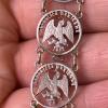 Mexican Coin Cutout Bracelet with 1889 Republica Mexicana Pesos - 7