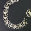 Mexican Coin Cutout Bracelet with 1889 Republica Mexicana Pesos - 12