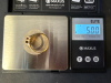 14K Moore and Son Gold Ring in Belcher Setting with Red Stone - 5