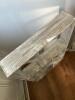Rustic Whitewashed Multi-Compartment Wood Shelf - 2