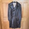 Robert Lewis Leather Coat with Plaid Lining Size42