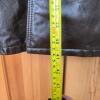 Robert Lewis Leather Coat with Plaid Lining Size42 - 3
