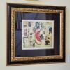 Astahov Masters Stairway to the Art Serigraph in Ornate Frame 34"x31"