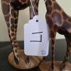 Pair of Hand-Carved Wooden Giraffe Figurines - 5