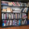 Bookshelf with Assorted Hardcover and Paperback Books - 7