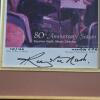 Framed Signed Nashua Symphony Orchestra 80th Anniversary Poster 12"x16" - 3
