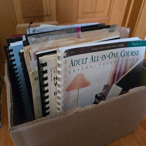 Music Books and Lesson Books, Assorted Educational Materials