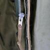 Military-Style Olive Green Fishtail Parka with Liner - 2