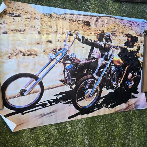 Easy Rider Movie Poster 1985 Minerva Printed in Scotland 37"x25"