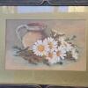 Set of 3 Framed Original Floral Still Life Paintings Signed Don Santos 12"x15" - 3