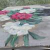 Floral Still Life Oil Painting Signed Maud Dobler 28"x26" - 3