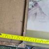 Framed Original Lady Portraits in Early 20th Century Style Signed Don Santos 16"x19" - 5