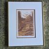 Framed Limited Edition Print Waterfall by K. Cantin 14"x11"