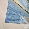 Framed Watercolor Coastal Landscape by D. Johnson 20.5"x17 - 3