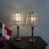 Pair of Table Lamps with Capiz Shell Shades - 7