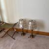 Pair of Table Lamps with Capiz Shell Shades - 10