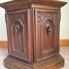 Hexagonal Cabinet with Ornate Carved Doors - 2