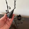 Wrought Metal Candleholder with Snuffer - 2