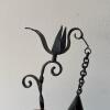Wrought Metal Candleholder with Snuffer - 3