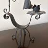 Wrought Metal Candleholder with Snuffer - 4