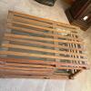 Lobster Trap-Style Coffee Table with Glass Top - 3