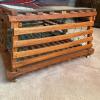 Lobster Trap-Style Coffee Table with Glass Top - 6