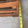 Lobster Trap-Style Coffee Table with Glass Top - 9