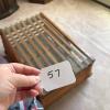 Lobster Trap-Style Coffee Table with Glass Top - 11