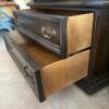 Ornate Carved Wood Armoire - 4