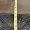 Ornate Carved Wood Armoire - 9