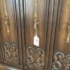 Ornate Carved Wood Armoire - 11