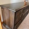 Ornate Dresser in Dark Wood Finish - 2