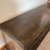 Ornate Dresser in Dark Wood Finish - 4