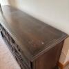 Ornate Dresser in Dark Wood Finish - 5