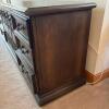 Ornate Dresser in Dark Wood Finish - 6