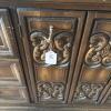 Ornate Dresser in Dark Wood Finish - 13