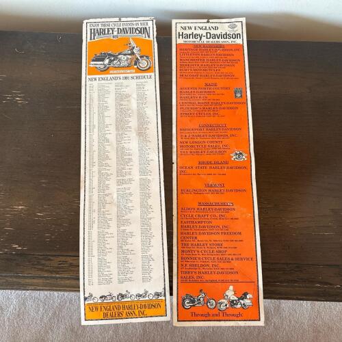 Harley-Davidson Vintage Motorcycle Event Posters