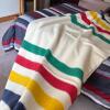 Hudson's Bay Wool Multicolor Striped Blanket - 7