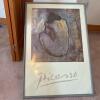 Framed Picasso Female Nude Art Poster, 24"x36"