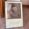 Framed Picasso Female Nude Art Poster, 24"x36" - 2