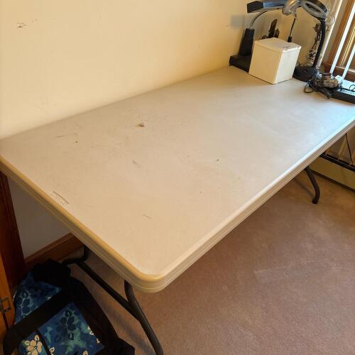 Lifetime 6-Foot Folding Table with Steel Legs
