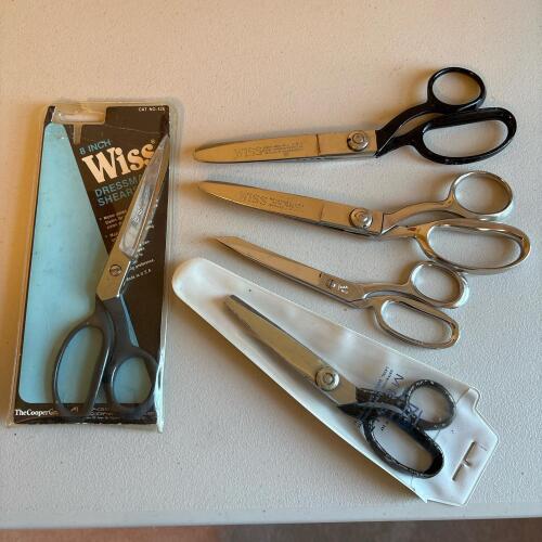 Wiss Dressmaker Shears, Pinking Shears, & Fabric Scissors