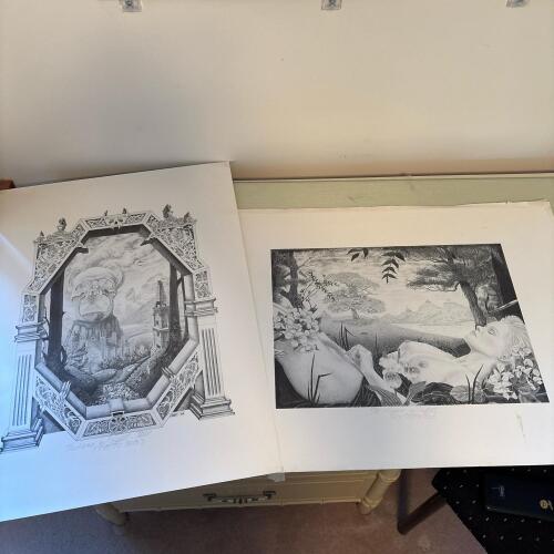 Fantasy Art Prints with Gothic Imagery by Reddy '86
