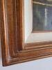 Landscape Oil Painting in Rustic Frame, River and Trees Scene 45" x 33" - 2
