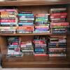 Bookshelf With Thriller and Mystery Books in Paperback and Hardcover - 2