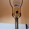 Pair of Brass Ball Stacked Table Lamps With Drum Shades - 3