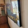 Rectangular Mirror with Gold Etched Floral Border - 3