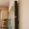 Rectangular Mirror with Gold Etched Floral Border - 4