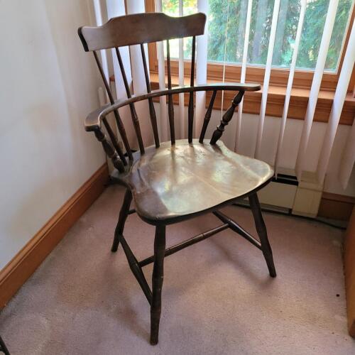 Child Sized Windsor-Style Wooden Armchair